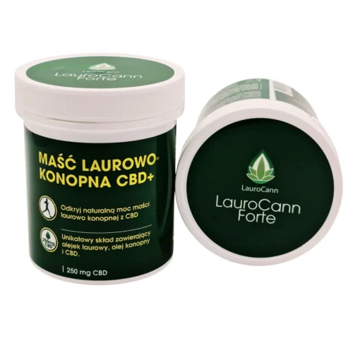 Maść laurowo-konopna LauroCann Forte – opakowanie 250 ml